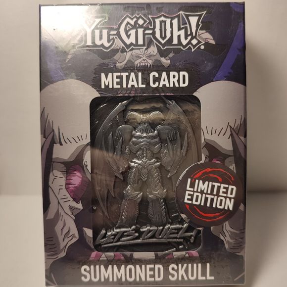 Yugioh Summoned Skull Metal Card Silver Ingot Limited Edition Collectible - Picture 1 of 5